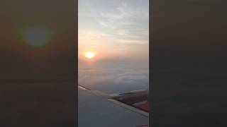 Sun Rise \u0026 plane landing 5 in the morning #shorts #foryou #shortvideo #viralvideo #thailand