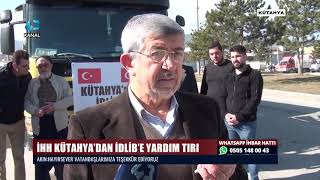 İHH KÜTAHYA’DAN İDLİB’E YARDIM TIRI