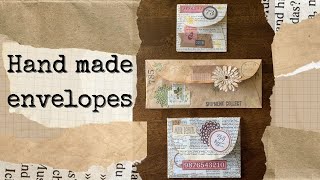 Hand Made Envelopes for your Junk Journal!