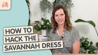 How to Hack the Savannah Dress | Adding a Cowl Neck