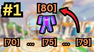 FIRST LEVEL 80 MONTAGE in ROBLOX BEDWARS