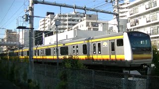 JR南武線E233系8000番台N3編成快速川崎行き 平間駅通過