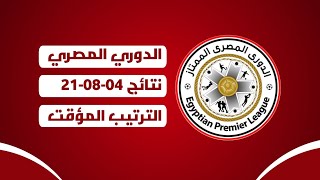 نتائج الدوري المصري اليوم 04-08-2021 - ترتيب الدوري المصري 2021 اليوم