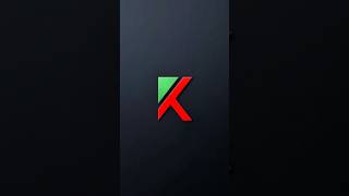 K Logo Design in illustrator #shorts