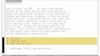 A Demonstration of ReStructuredText