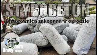 #54 Wylewamy STYROBETON  Skarby znalezione w ogrodzie- bimbrownica i ogrom zakrętek po butelkach ;-)