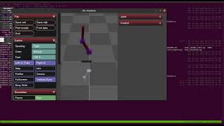 MuJoCo Simulate Python Bindings - Double Pendulum Demonstration
