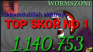 Top skor 1.140.753 game cacing - worms zone