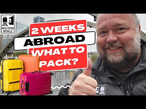 What should I pack for 2 weeks in Europe?