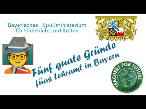 T4F - Fünf Guate Gründe Fürs Lehramt In Bayern - YouTube