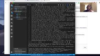 Using python to create a json quotes array