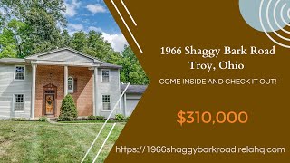 1966 Shaggy Bark Road, Troy Ohio home for sale.