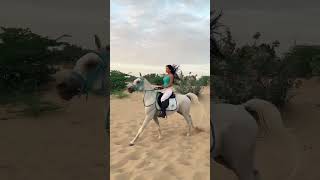 Beautiful Horse riding girl 🚨❤️