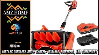 Review Voltask Cordless Snow Shovel - Durable, Powerful, and Convenient, Amazon