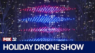 Chicago's Navy Pier dazzles with holiday drone show ahead of Christmas