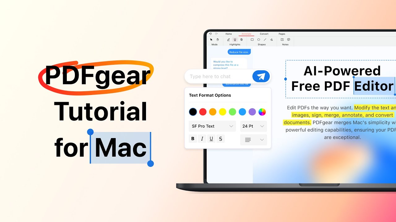 The Ultimate Pdf Solution For Macos Pdfgear Tutorial Youtube
