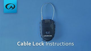 Lifeventure Cable Lock Instructions