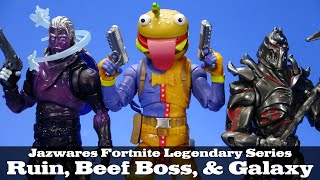 Jazwares Fortnite Legendary Series Beef Boss Galaxy and Ruin Action Figure Review