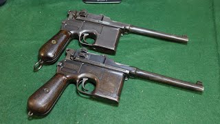 Refinished or Original:  Tips To Spotting a Refinished Mauser C/96 Broomhandle Pistol