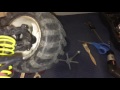 racing2learn 1 8 monster truck losi lst xxl2 e detailed install of 17mm hubs pro line mashers