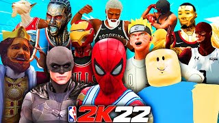NBA 2K22 BUT ITS WITH 1,000+ MODS! EVERY CHARACTER EVER!!