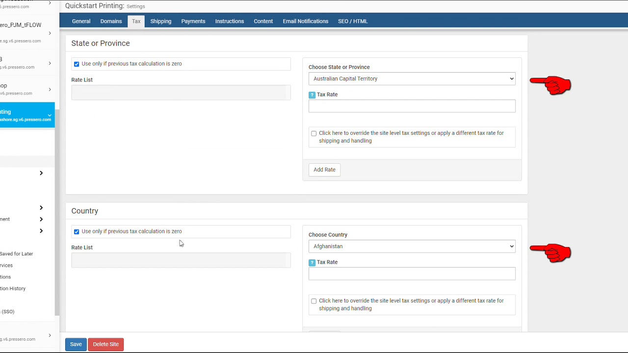 Tax Setting Tutorial Youtube