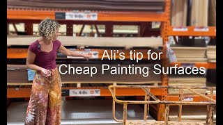 The Cheapest Painting Surface for Artists (And Why It Works So Well)
