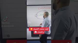 كيف بنحدد الصيف ☀️ والشتاء 🌧️