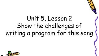 Unit 5, Lesson 2 Motivating Lists