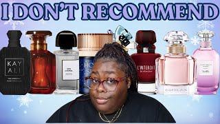 Perfumes I Don't Recommend|Perfumes Not Blind Buy Safe|Perfumes You Should Sample First