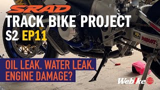 1996 #GSXR 750 #SRAD Track Bike S2 - EP 11: Oil Leak Disaster #TrackBikeBuild #racing #90sbikes