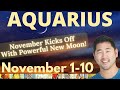 Aquarius - WHAT. JUST. HAPPENED?? Absolutely Speechless, Aquarius! November 1-10 Tarot Horoscope