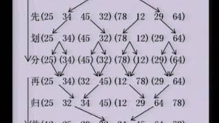 39 教学录像 归并排序 北京大学 数据结构与算法