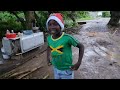 cooking christmas dinner alongside climer family u0026 friends homestyle chicken rice u0026peas must watch