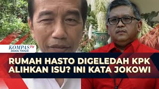 Jokowi Soal Isu KPK Geledah Rumah Hasto Hanya Pengalihan Isu: Proses Hukum Biasa...