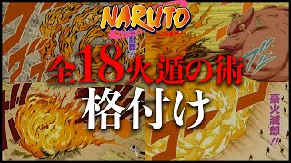 【ナルト】ナルトガチ勢が本気で作った全18火遁の術格付け