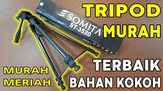 Tripod Murah Terbaik KOKOH PROFESIONAL SOMITA ST 3520 Kamera DSLR Mirorless HP