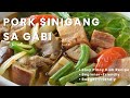 How to cook Pork Sinigang sa Gabi | Pinoy Recipe Easy Steps