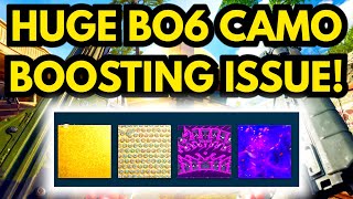 HUGE Black Ops 6 Camo BOOSTING Issue!