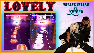 HOP BALL 3D | Billie Eilish AND Khalid - LOVELY (super fast)