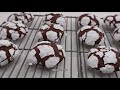 easy recipe chocolate crinkle cookies super moist fudgy and chewy 巧克力裂纹曲奇