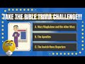 4-9-23 😊 FUN BIBLE TRIVIA on THE RESURRECTION | EASTER SUNDAY 🐰