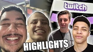 GREEKGODX TWICTHCON DAY 1 - Meeting Tyler1, Shroud, TSM Myth \u0026 Hamlinz