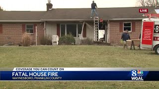 Woman found dead after house fire near Waynesboro