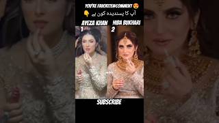 @Ayeza khan@hiba bukhari same style videos|😍🔥#shorts#yts#trending#love#jannisar#vd