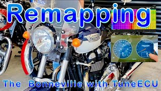 Remapping the Triumph Bonneville with TuneECU 👍