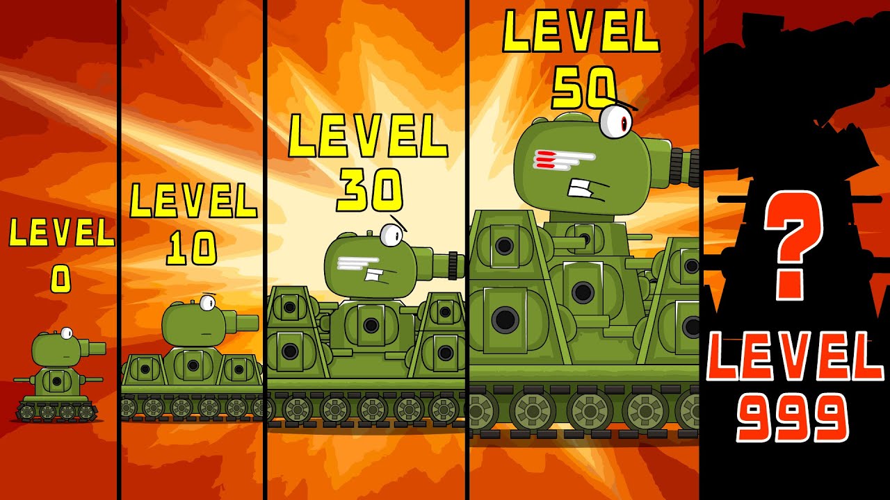 Kv 44 Level Up Cartoons About Tanks Youtube