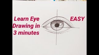 How to draw an eye/eyes easy step by step for beginners Eye drawing easy tutorial with pencil basics