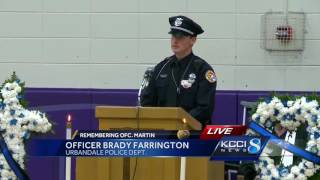 Fellow officer and lifelong friend mourns Officer Justin Martin