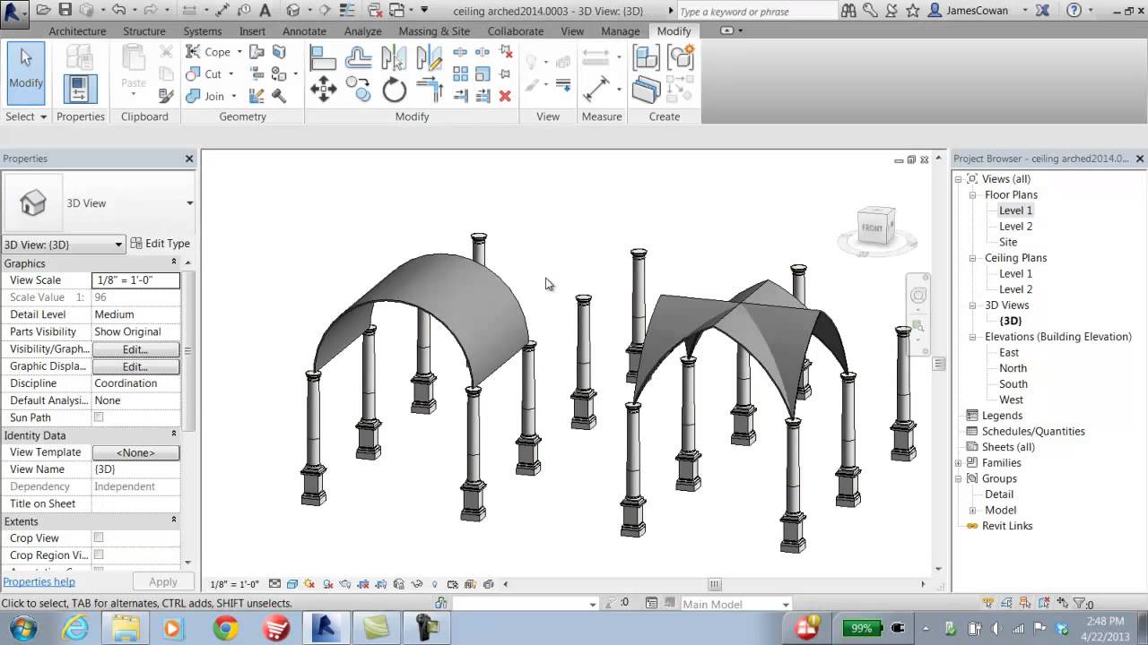 How To Make A Barrel Vault Ceiling In Revit | Homeminimalisite.com